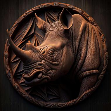 3D модель Макропанестия носорога (STL)